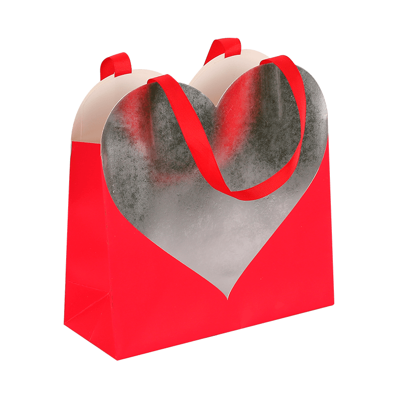Personalized Printed Heart Shape Wedding Candy Paper Gift Packing Bags