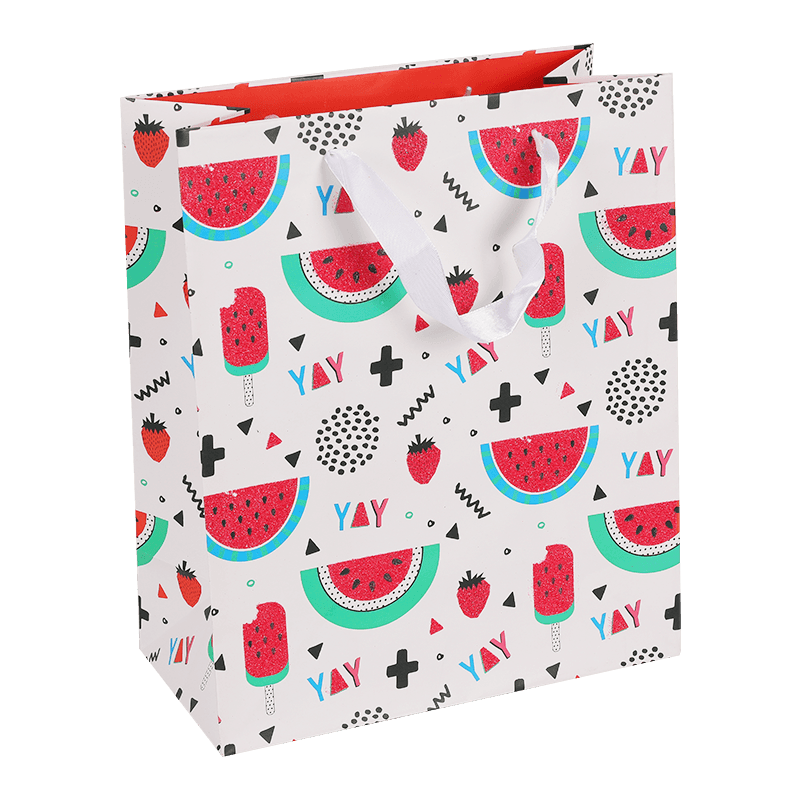Sustainable Printing Ice Cream Goody Themed Party Gift Treat Bag