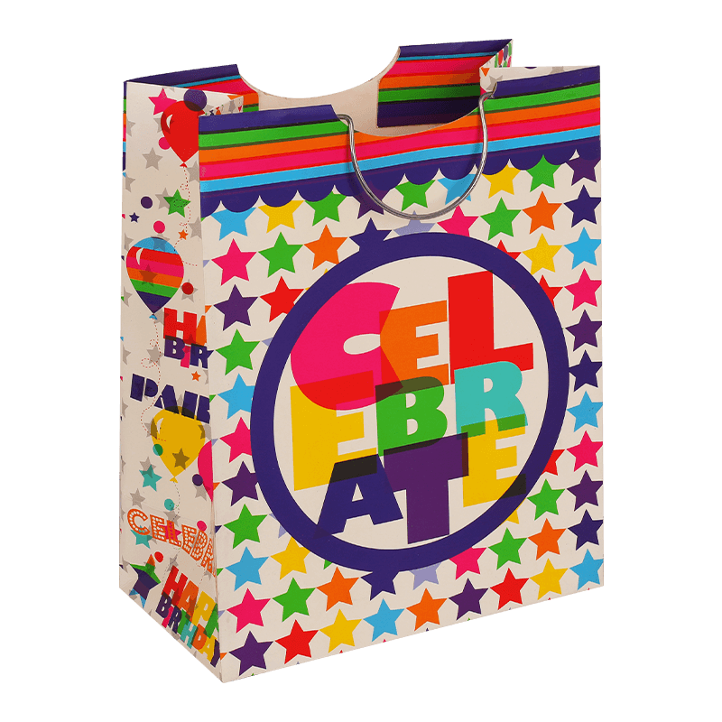 Celebration Gift Bag With Metal Handles - November 2024
