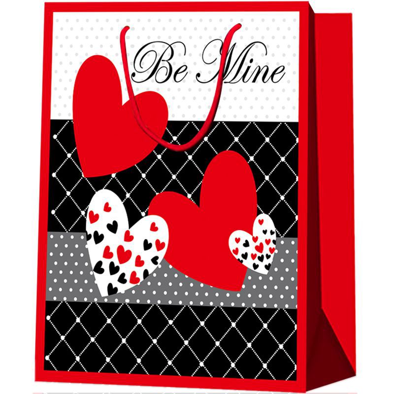Manufacturer Printed Love Elements Valentine's Day Gift Bags