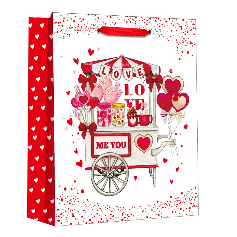 Valentine's Day Gift Paper Shopping Bags