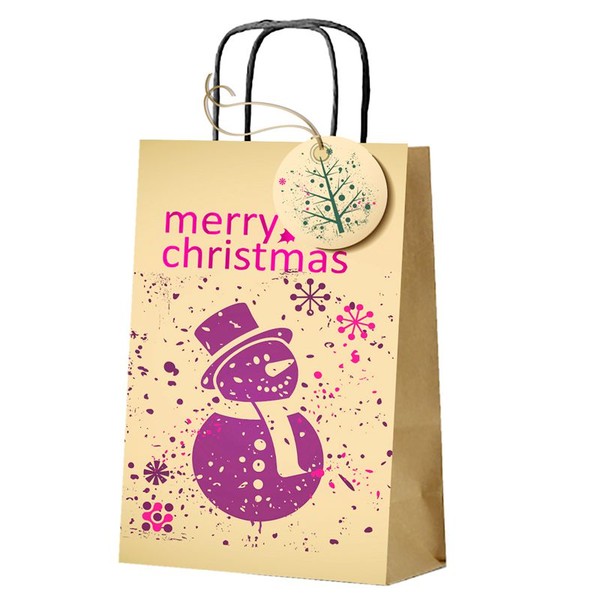 Christmas Kraft Paper Bags