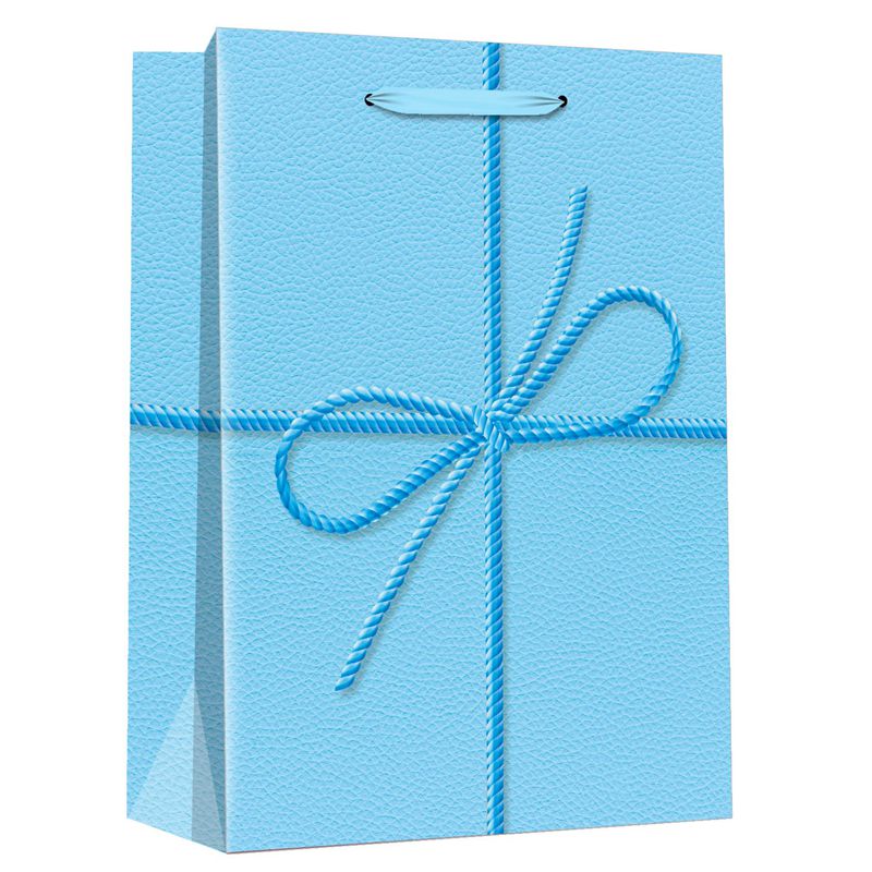 Recyclable Printed Bowknot Design Shopping Gift Paper Favor Bags