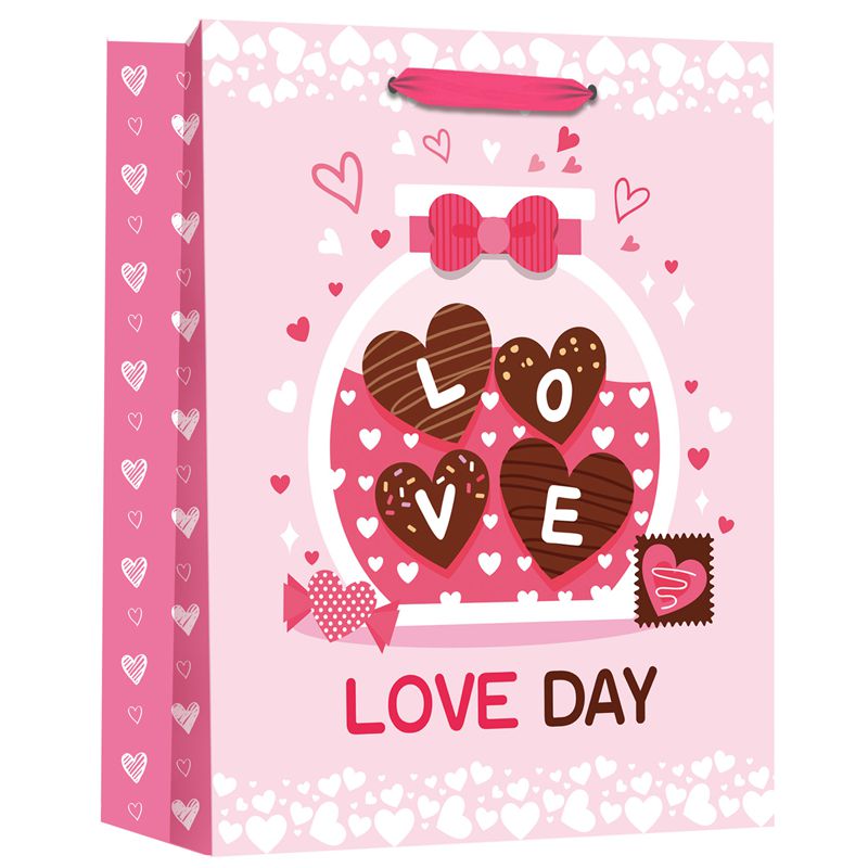  Printed Valentine Love Day Gift Paper Packaging Bag