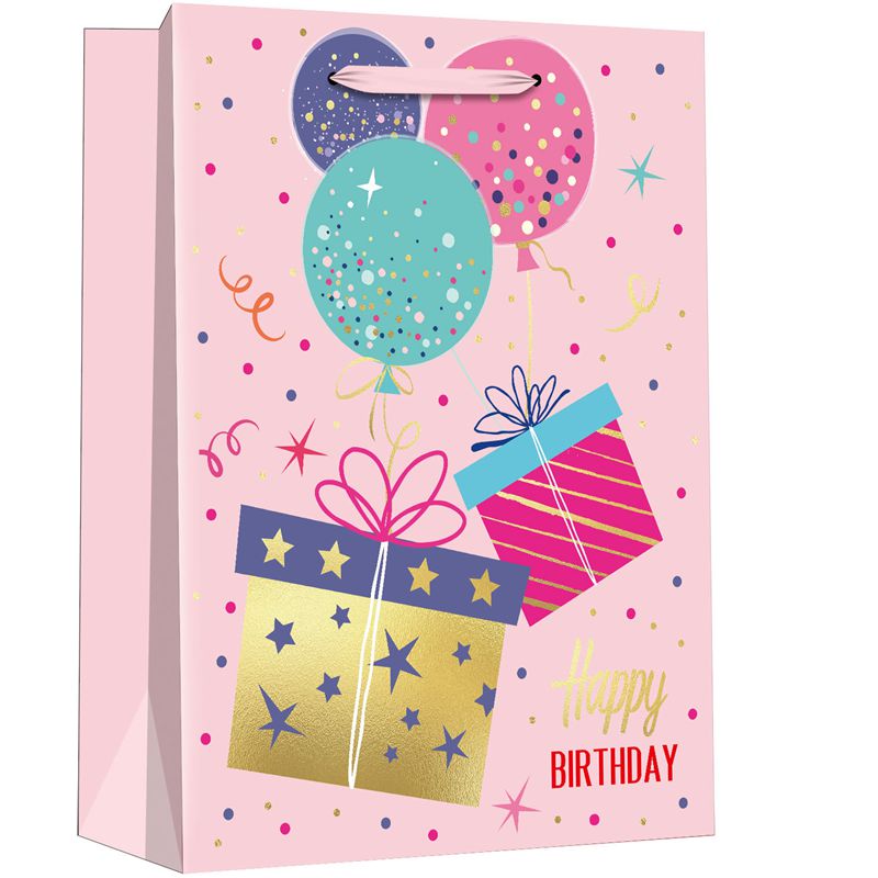 Unique Balloons Birthday Paper Gift Bags