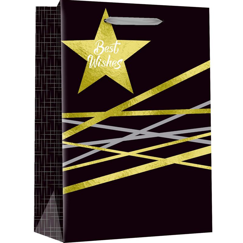 Best Wishes Geometric Gift Paper Bags