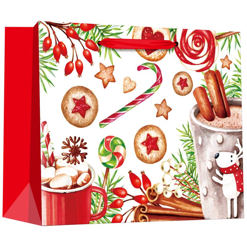 Horizontal Christmas Paper Bags